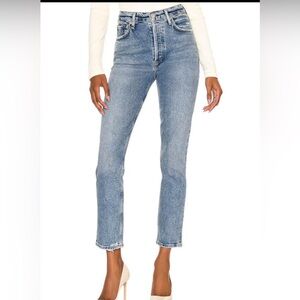 114.  Citizens of Humanity Size 26 X 27” Liya High Rise Classic Fit Crop Jeans